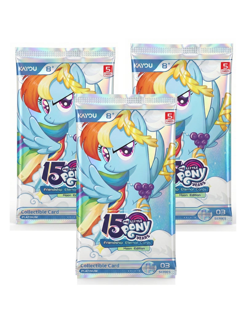 Kayou My Little Pony Friendship Eternal Cards Moon Edition SEA Series 3 [ 1 pck - 5 Cards] - Image 3